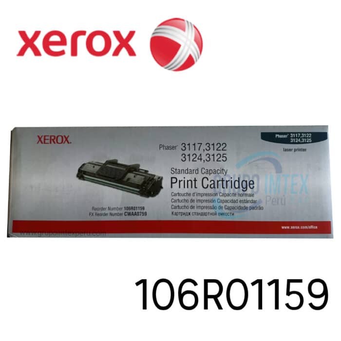 TONER XEROX 106R01159 PHASER 3117_3122