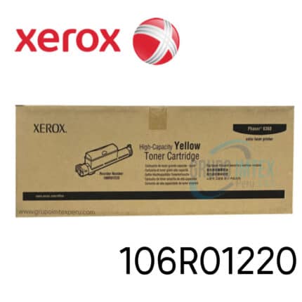 TONER XEROX 106R01220 YELLOW ALTA CAPAC