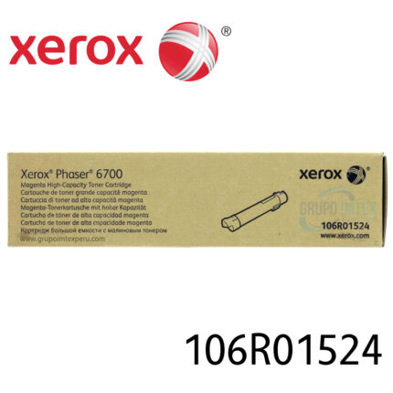 TONER XEROX 106R01524 MAGENTA ALTA CAPACIDAD (PH 6700)