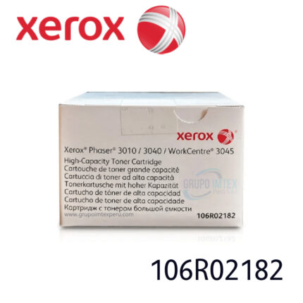 TONER XEROX 106R02182 ALTA CAPAC. (PHASER 3040) 2.2KPG