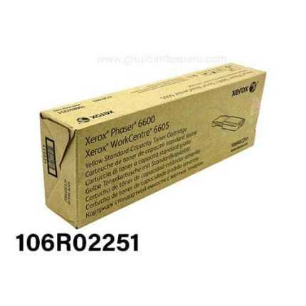 TONER XEROX 106R02251 YELLOW