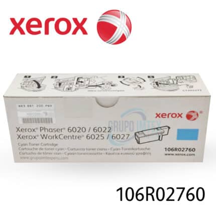 TONER XEROX 106R02760 CYAN PH 6020/6022 / WC 6025/6027