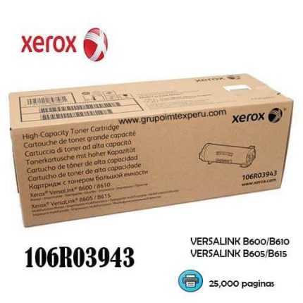 toner xerox 106r03943 versalink b600, b605, b610, b615 