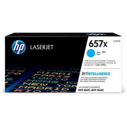 toner hp cf471x (657x) cyan mfp m681, mfp m682