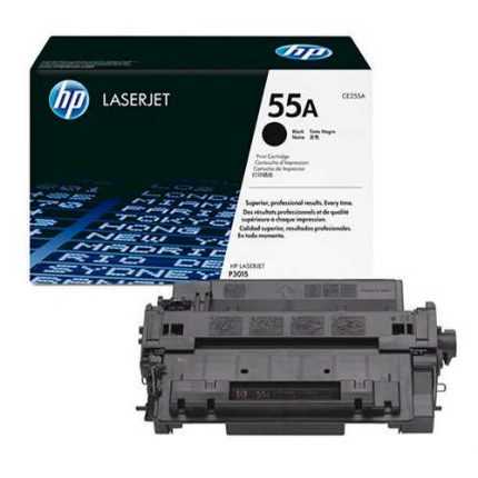 toner hp ce255a 55a laserjet p3011/p3015, rendimiento 6000 páginas.