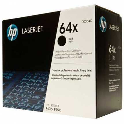 toner hp cc364x laserjet p4015/p4515, rendimiento: 24000 páginas.