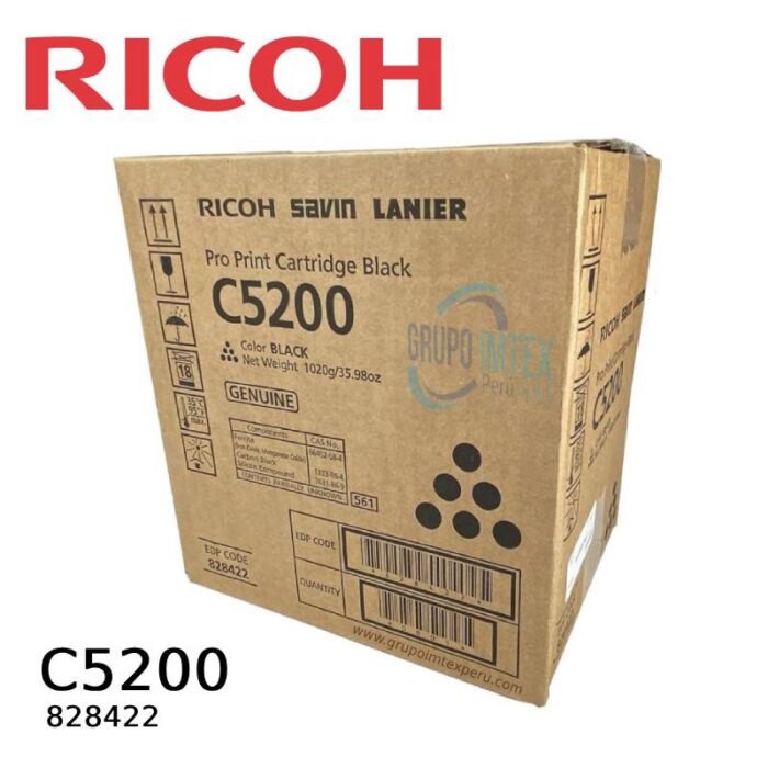 TONER RICOH 828422 BLACK PRO C5200 33KPG