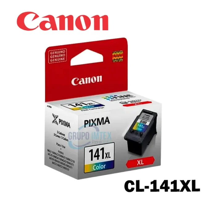 Tinta Canon Cl-141XL Color Pixma Mg 2110, 3110, 4110