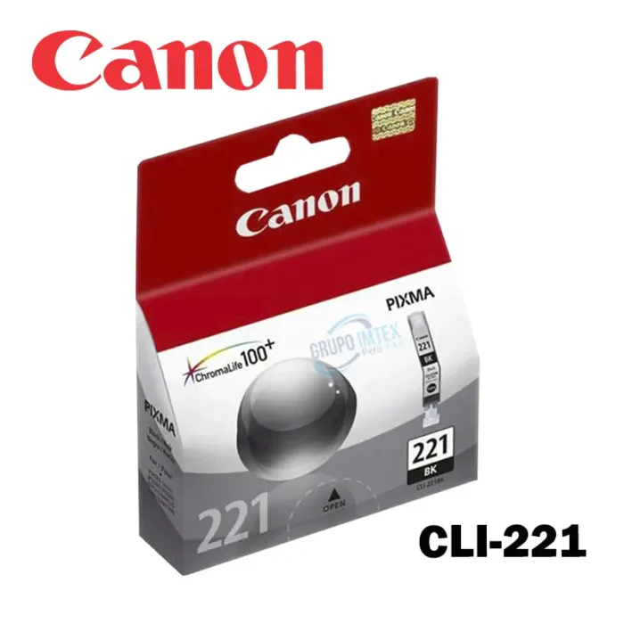 Tinta Canon Cli-221 Black  Pixma  Ip4600   10ml