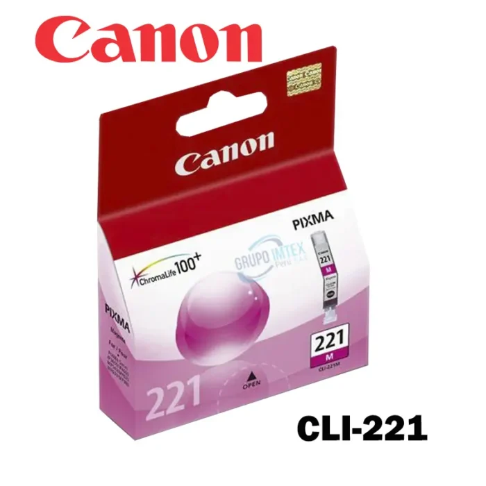 Tinta-Canon-Cli-221-Magenta-Pixma-Ip4600-9ml