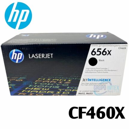 Toner Hp 656X  CF460X  Negro , LaserJet M652dn, M652n, M653dn, M653x