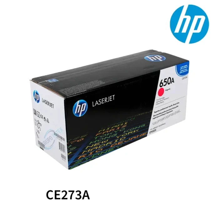 Toner Hp Ce273A 650A Magenta Laser Jet Cp500, Cp5520, Cp5525N, M750