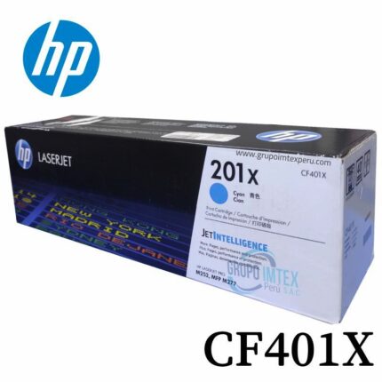 Toner Hp  Cf401X  201X  Cyan , LaserJet  m252n, m252dw, m277n, m277dw.