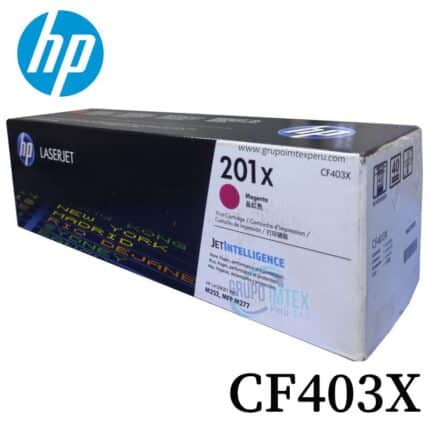 Toner Hp  Cf403X  201X  Magenta , LaserJet  m252n, m252dw, m277n, m277dw.