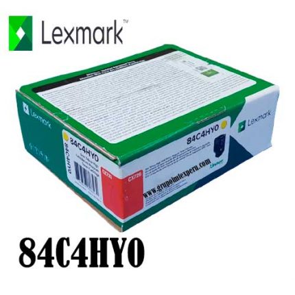 Toner Lexmark 84C4Hy0 Yellow Cx725Dge