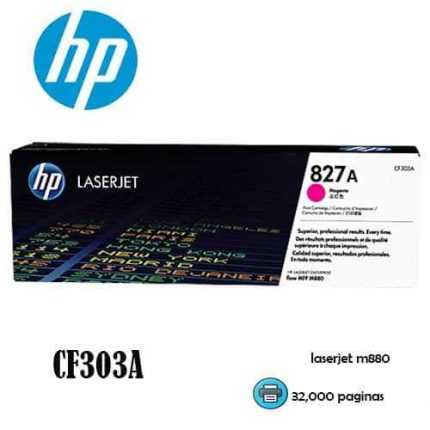 toner hp 827a magenta cf303a laserjet m880