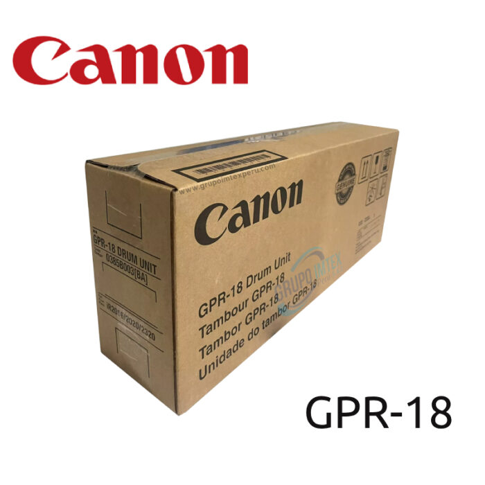 Tambor  Canon GPR-18  Negro iR2016, 2020, 2320L,2422L