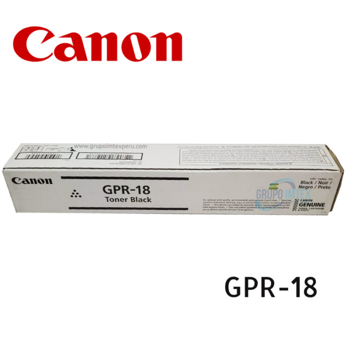 Toner Canon GPR-18  Negro  iR2016, 2020, iR2018,  2022, 2025, 2030, 3220L, 2422L