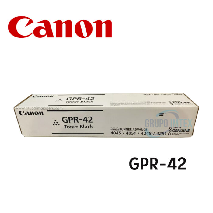 Toner canon GPR-42 advance iR4045, 4057, 4051, 4251, 4245,