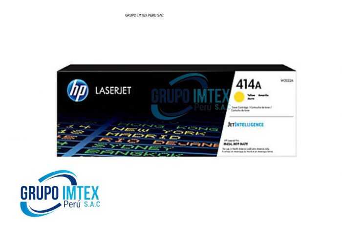 TONER HP W2022A (414A) L.J. M454 YELLOW 2,100 PGS