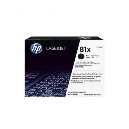 TONER HP CF281X (81X) MFP M630 NEGRO