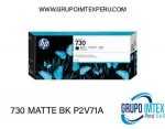 TINTA HP 730 MATTE BLACK P2V71A 300ML