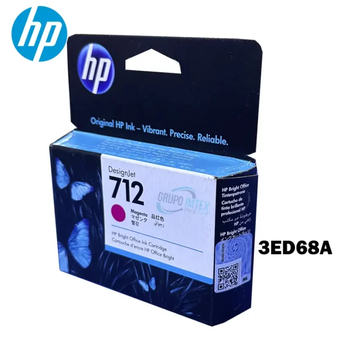 Tinta Hp 712A Magenta  3Ed68A Designjet T210, T230, T250, T630, T650