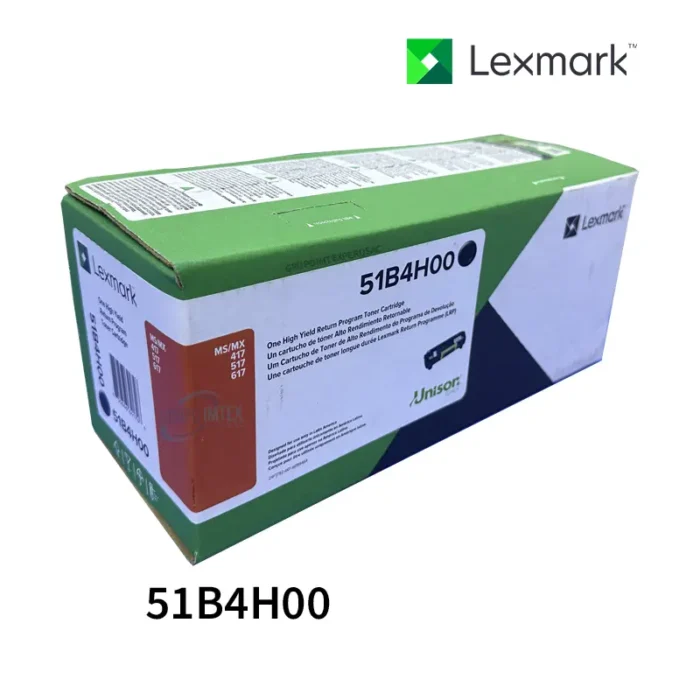 Toner Lexmark 51B4H00 Mx417De, Mx517De, Mx417Dn, Ms417De, Ms517De, Ms417Dn