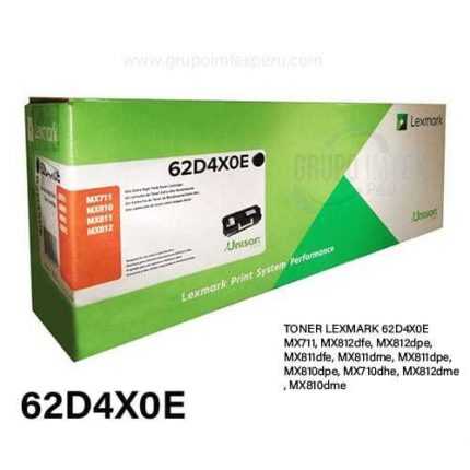 TONER LEXMARK 62D4X0E MX711 45K PAG