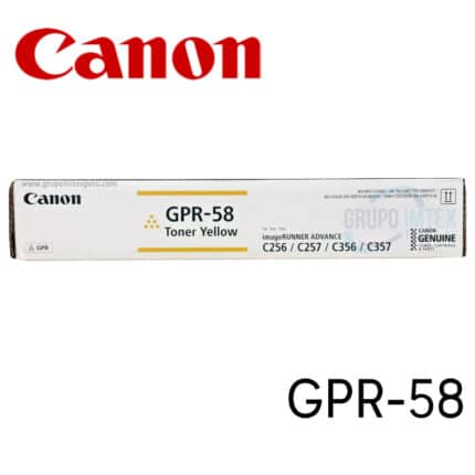 Toner canon gpr-58 yellow imagerunner advance ir adv c256i, c356i