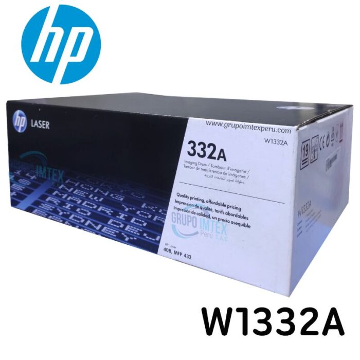 Tambor Hp 332A W1332A Negro ,Laser 408Dn, Mfp 432Fdn