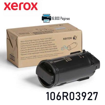 Toner Xerox 106R03927 Negro