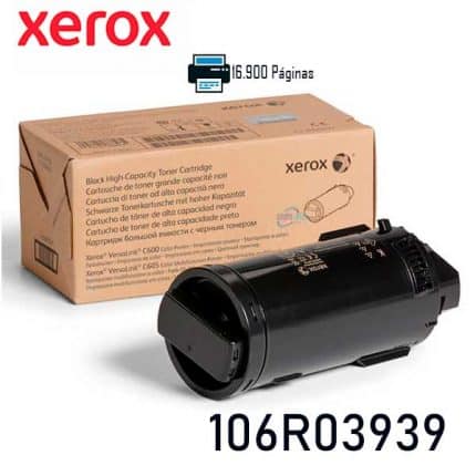 Toner Xerox 106R03939 Negro