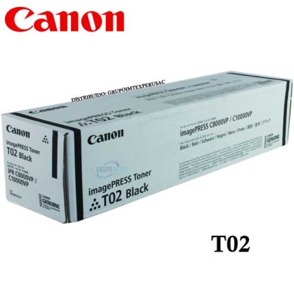 Toner Canon T02 Negro Imagepress C10010Vp, C10000Vp