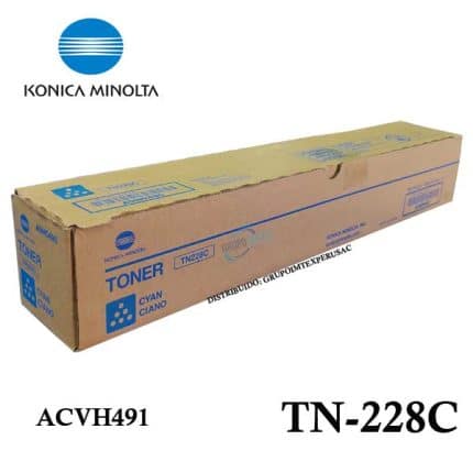 Toner Konica Minolta Tn-228C Cyan Bizhub C-266I, 286I Acvh491