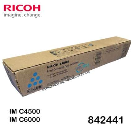 Toner Ricoh 842441 Im C4500 Im C6000 Cyan