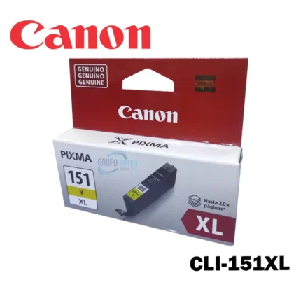 Tinta Canon Cli-151XL Yellow  Mg6310, Mg5410,  iP7210