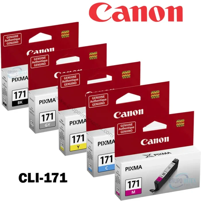 Tinta Canon Cli-171 Mg5710, Mg6810, Mg7710