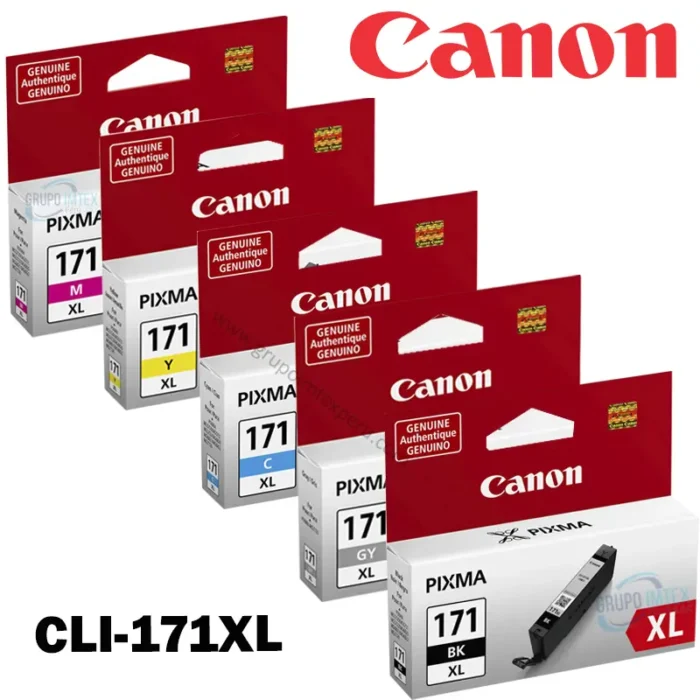 Tinta Canon Cli-171XL Mg5710, Mg6810, Mg7710 