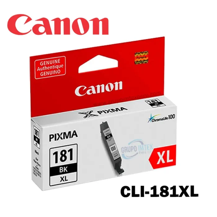 Tinta Canon Cli-181XL Black  Pixma Ts6110 , Ts6210, Ts701   8.3ml