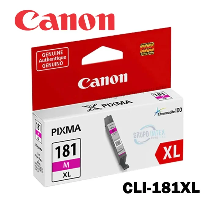 Tinta Canon Cli-181XL Magenta Pixma Ts6110 , Ts6210, Ts701