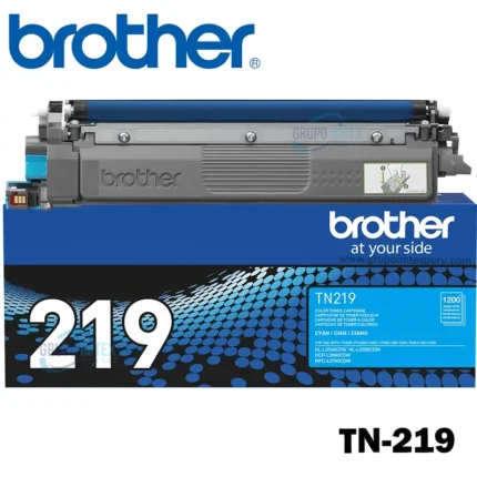 Toner Brother Tn-219 Cyan para L3280Cdw, Hl L3240Cdw, Dcp L3560Cdw, Mfc L3760Cdw