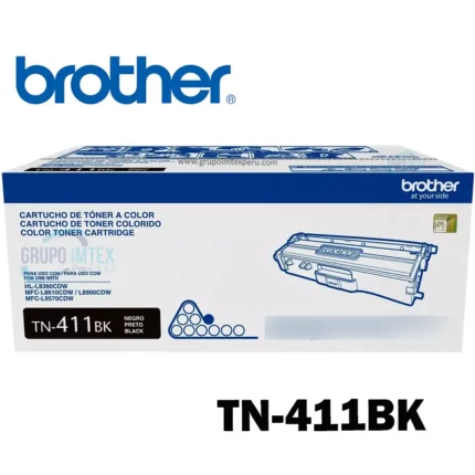 Toner Brother Tn-411 Black Hl-L8360Cdw , Mfc-L8610Cdw , Mfc-L8900Cdw , Mfc-L9570Cdw