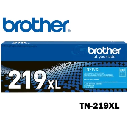 Toner-Brother-Tn-219XL-Cyan-para-L3280Cdw-Hl-L3240Cdw-Dcp-L3560Cdw-Mfc-L3760Cdw