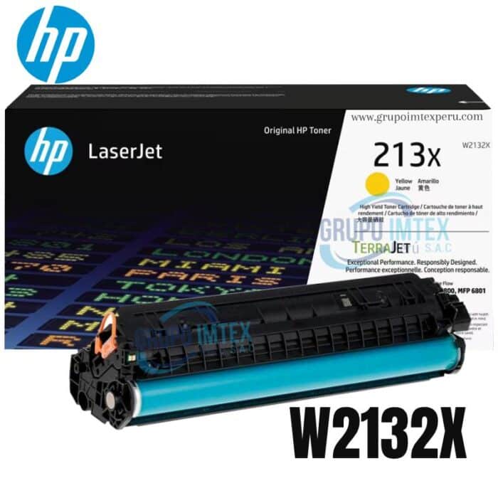 Toner Hp 213X W2132X Yellow LaserJet 5700, 5800, 6700, 6701, 6800