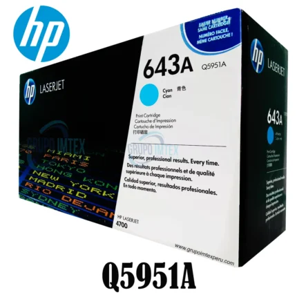 Toner-Hp-643A-Q5951A-Cyan-LaserJet-Pro-4700-4700dn-4700dtn-4700n