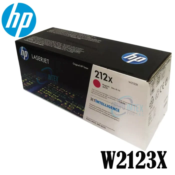 Toner Hp W2123X 212X Magenta Enterprise M555, M554Dn, Enterprise Flow Mfp M578   