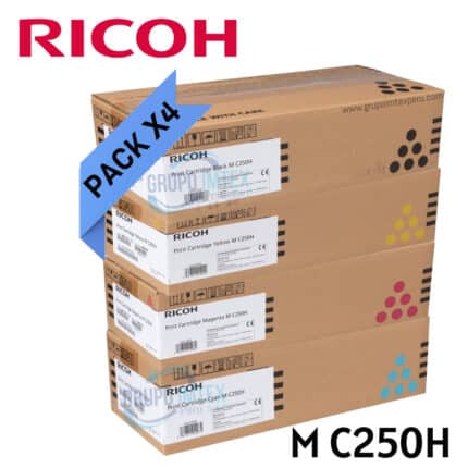 Pack Toner Ricoh M C250H  M C250Fw, P C301W, M C251Fw.