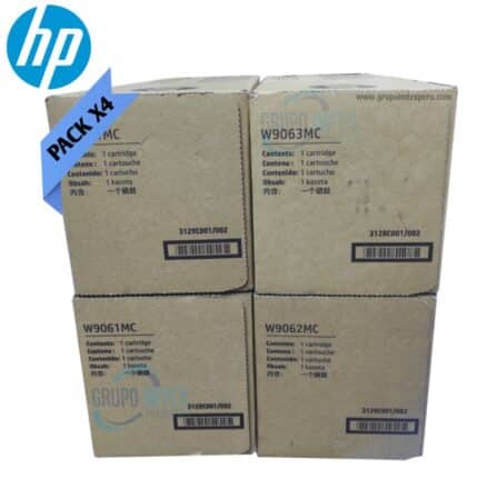 Pack-kit-4-toner-Hp-Laserjet-E55040-Mfp-E57540-Flow-Mfp-E57540-M553Xm