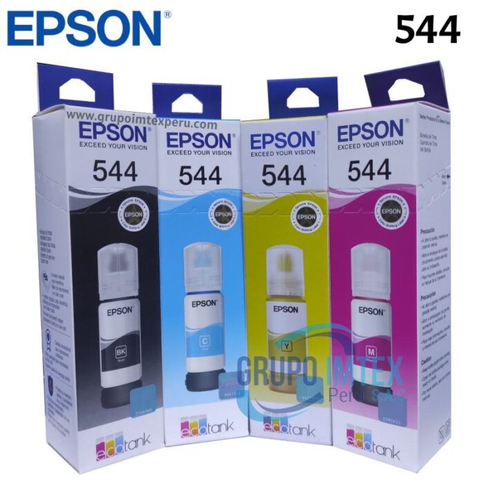 Tinta Epson 544 L1110, L3110, L3210, L3150